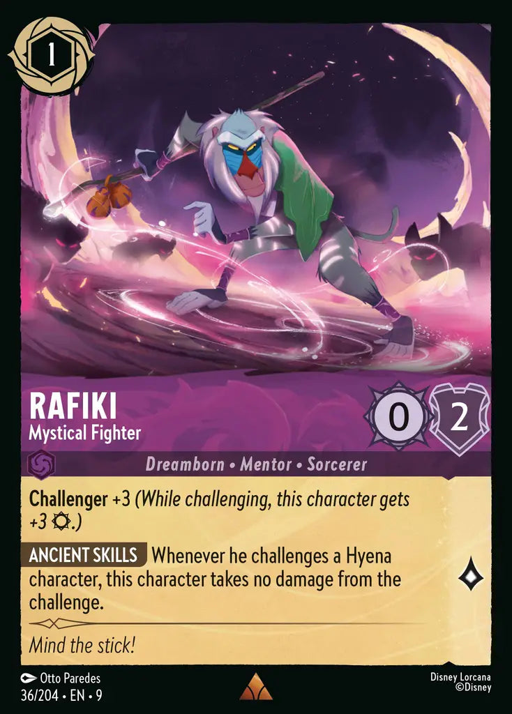 Rafiki - Mystical Fighter 36/204 (Fabled)