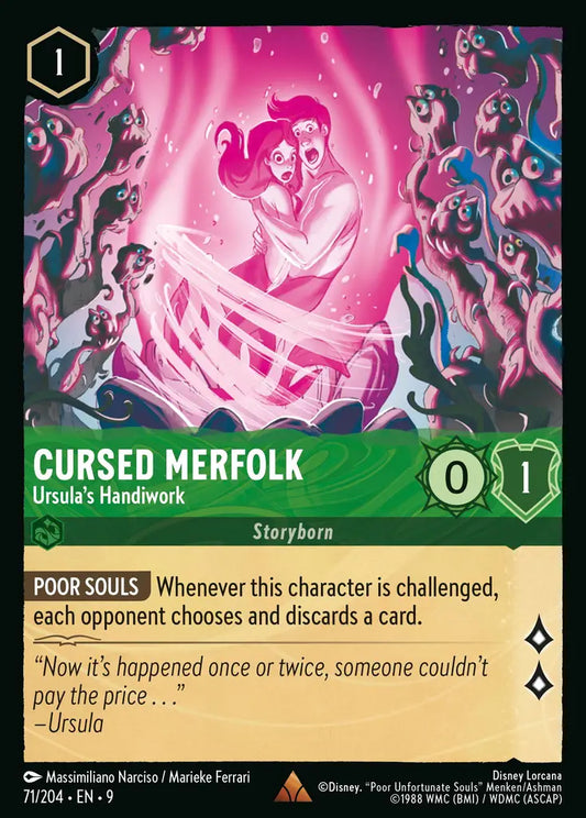 Cursed Merfolk - Ursula's Handiwork 71/204 (Fabled)