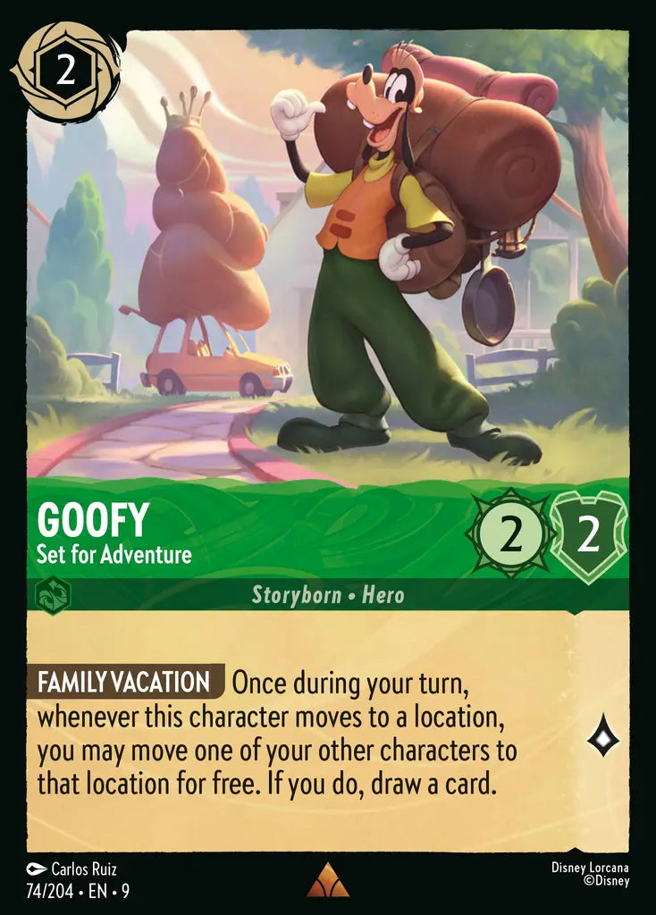 Goofy - Set for Adventure 74/204 (Fabled)