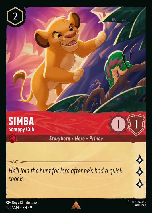 Simba - Scrappy Cub 105/204 (Fabled)