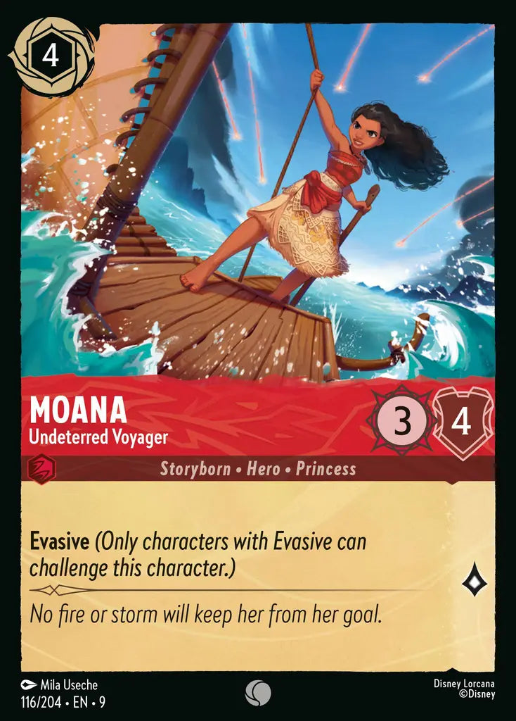 Moana - Undeterred Voyager 116/204 (Fabled)