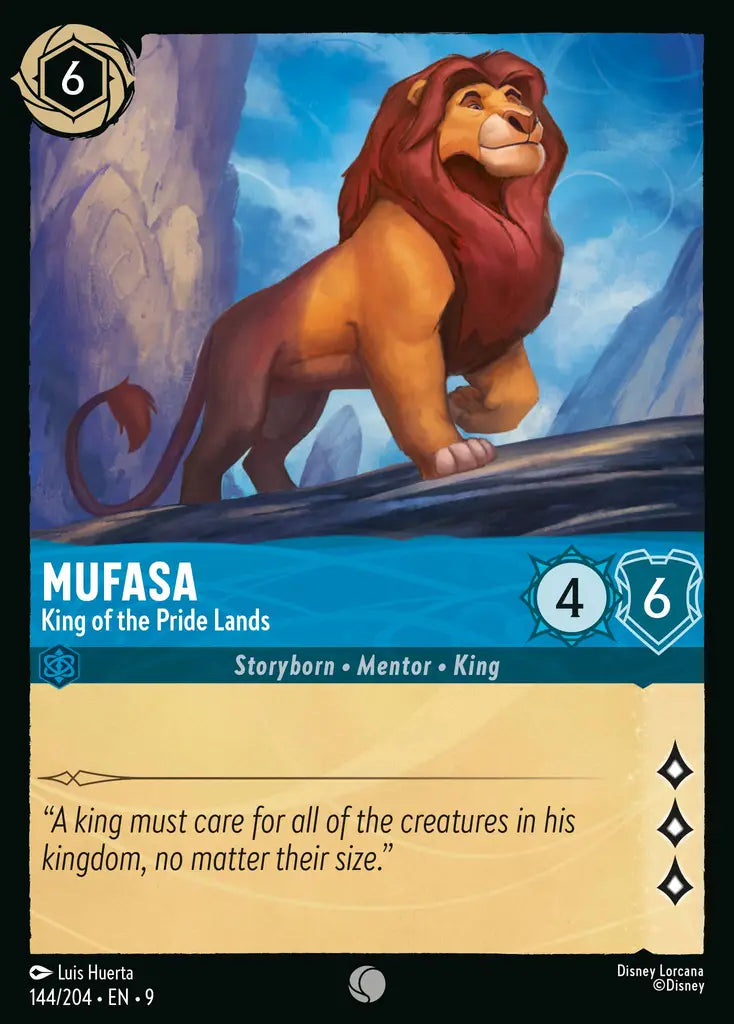 Mufasa - King of the Pride Lands 144/204 (Fabled)