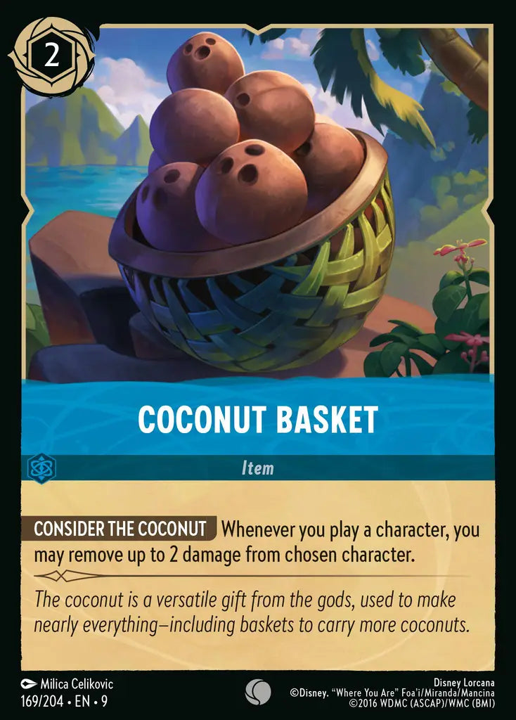 Coconut Basket 169/204 (Fabled)