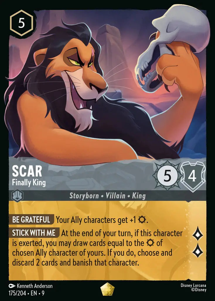 Scar - Finally King 175/204 (Fabled)