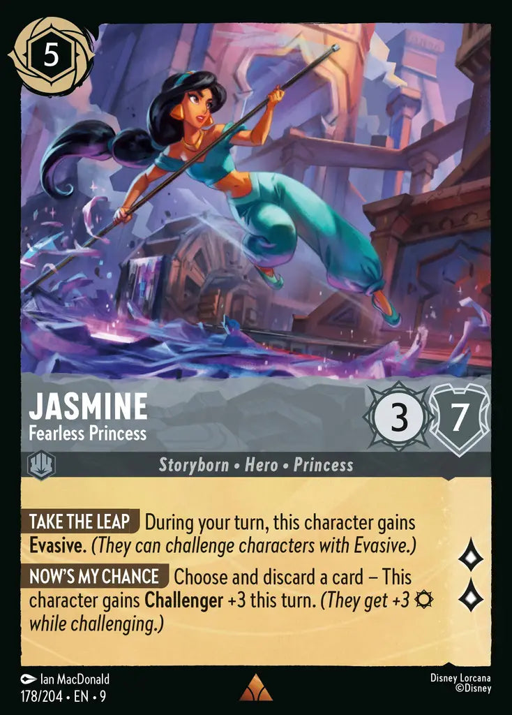 Jasmine - Fearless Princess 178/204 (Fabled)