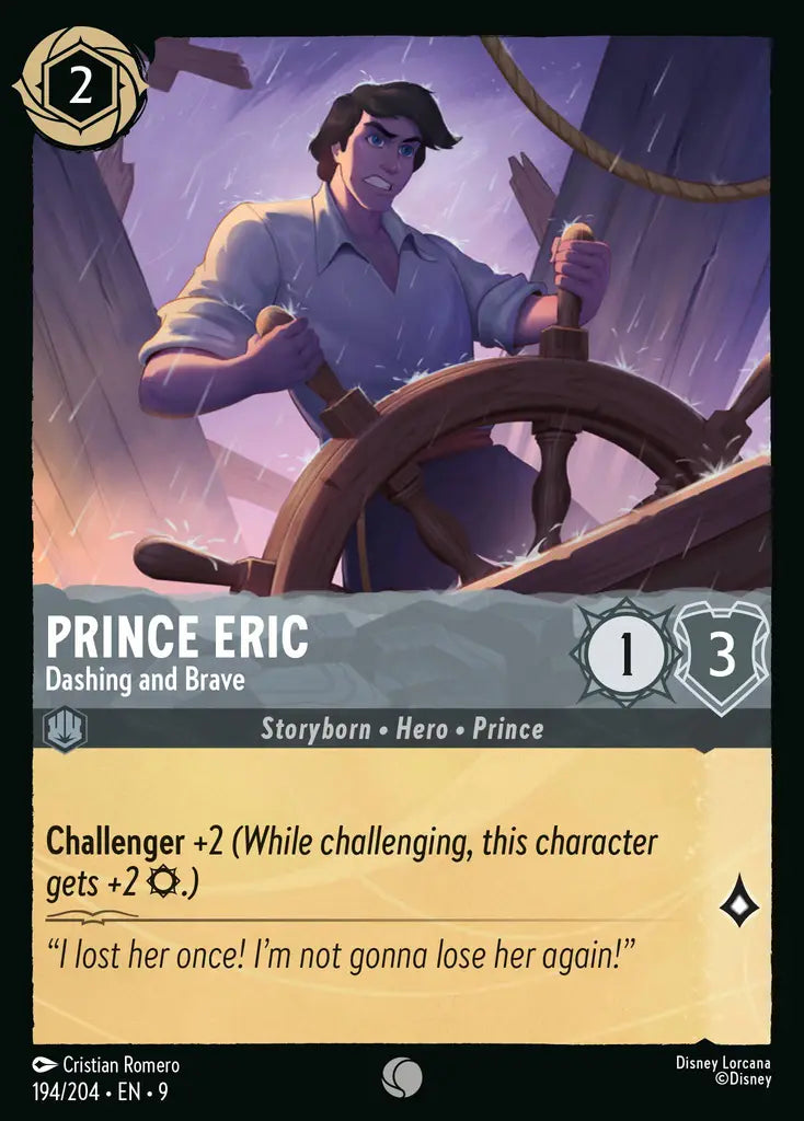 Prince Eric - Dashing and Brave 194/204 (Fabled)