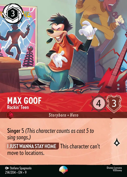 Max Goof - Rockin' Teen 214/204 - Epic (Fabled)