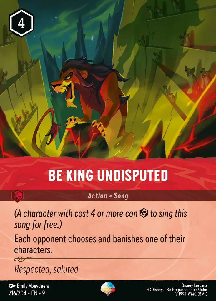 Be King Undisputed 216/204 - Epic (Fabled)