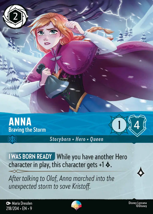 Anna - Braving the Storm 218/204 - Epic (Fabled)