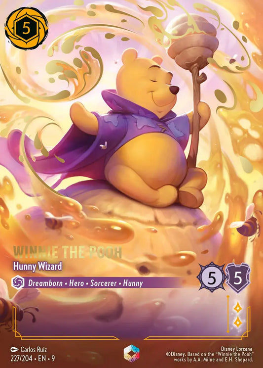 Winnie the Pooh - Hunny Wizard 227/204 - Enchanted (Fabled)