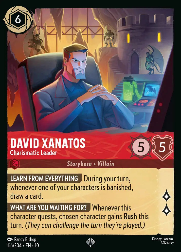 David Xanatos - Charismatic Leader 116/204 (Whispers In The Well)