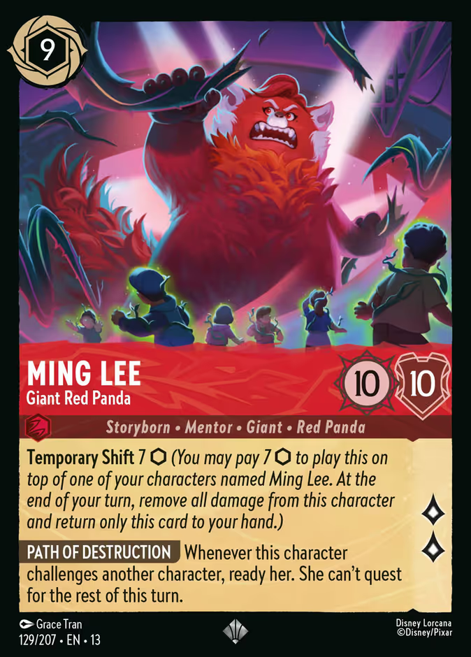Ming Lee - Giant Red Panda - Attack of the Vine 129/207