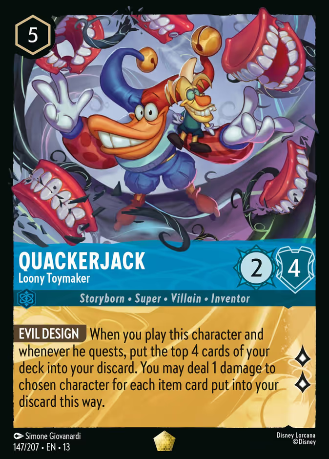 Quackerjack - Loony Toymaker - Attack of the Vine 147/207