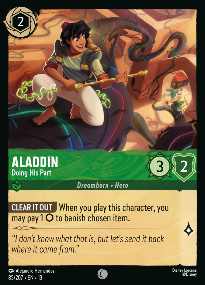 Aladdin - Doing His Part - Attack of the Vine 85/207