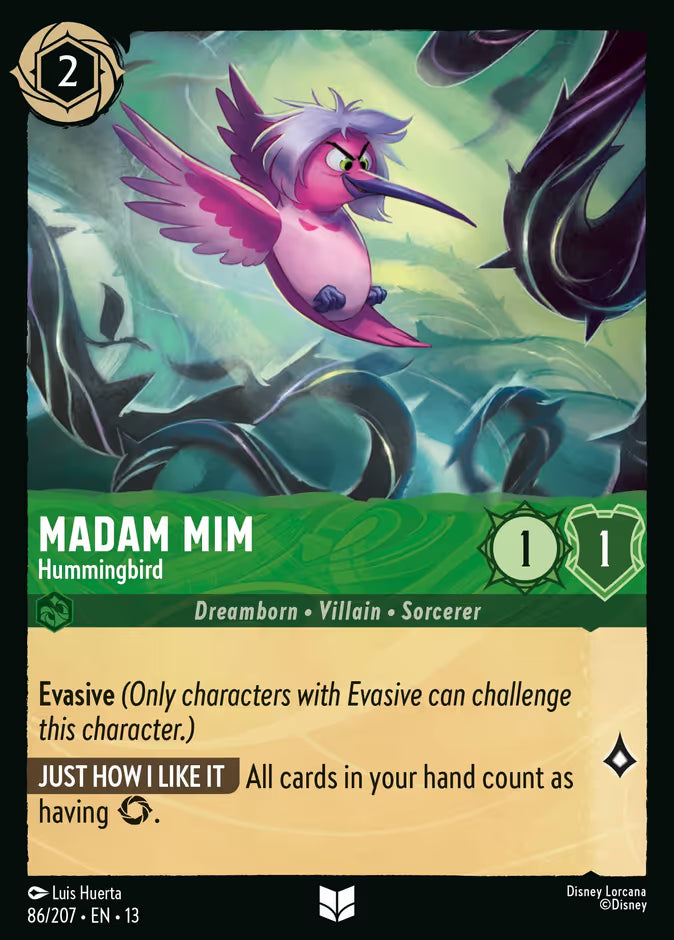 Madam Mim - Hummingbird - Attack of the Vine 86/207