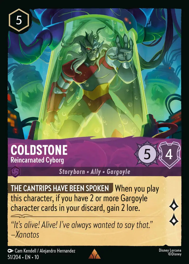 Coldstone - Reincarnated Cyborg 51/204 (Whispers In The Well)
