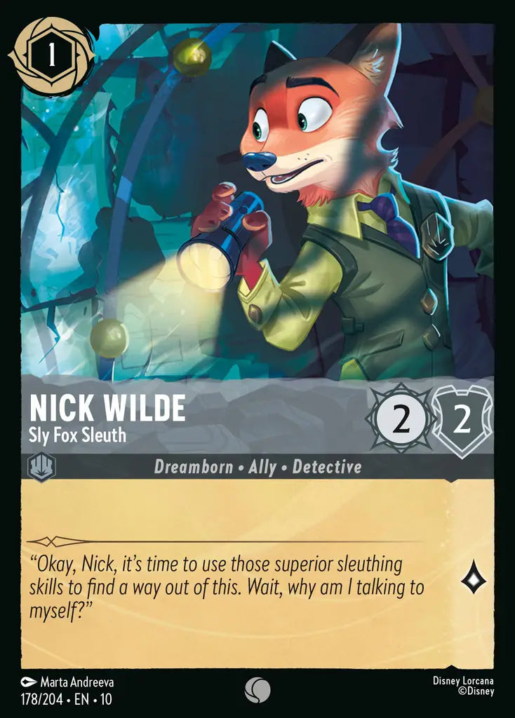 Nick Wilde - Sly Fox Sleuth 178/204 (Whispers In The Well)