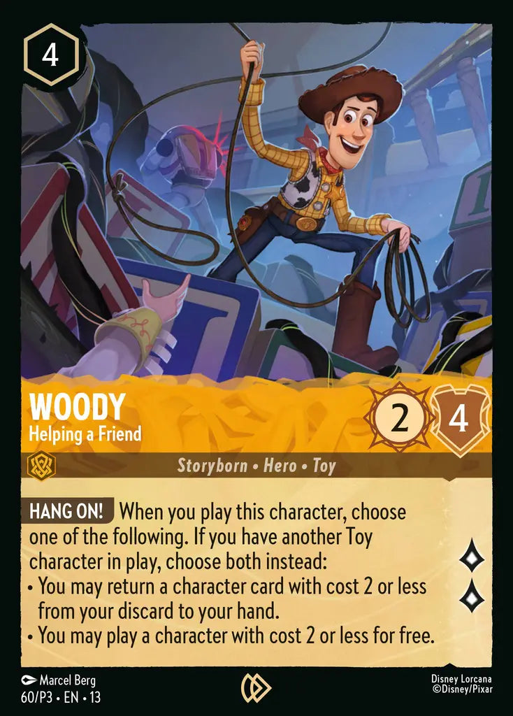 Woody - Helping a Friend - 60/P3 - Promo (Attack of the Vine)