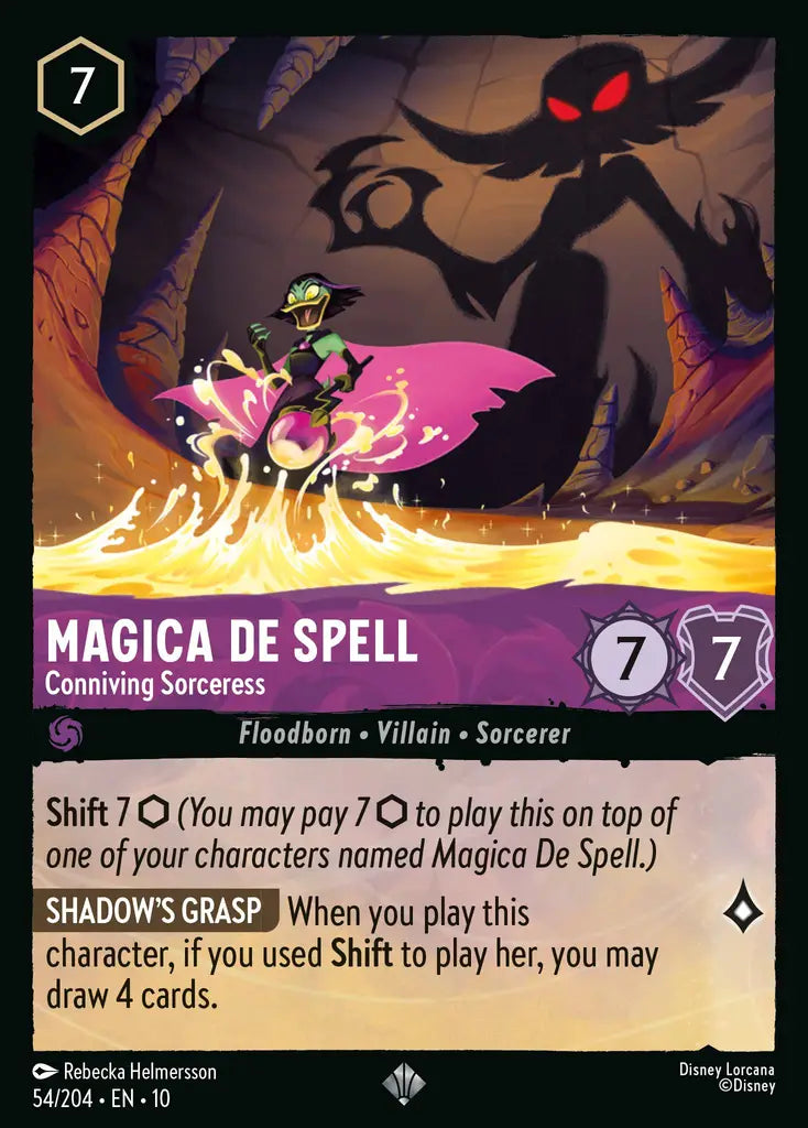Magica De Spell - Conniving Sorceress 54/204 (Whispers In The Well)