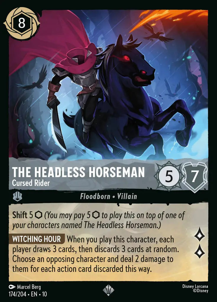 The Headless Horseman - Cursed Rider 174/204 (Whispers In The Well)