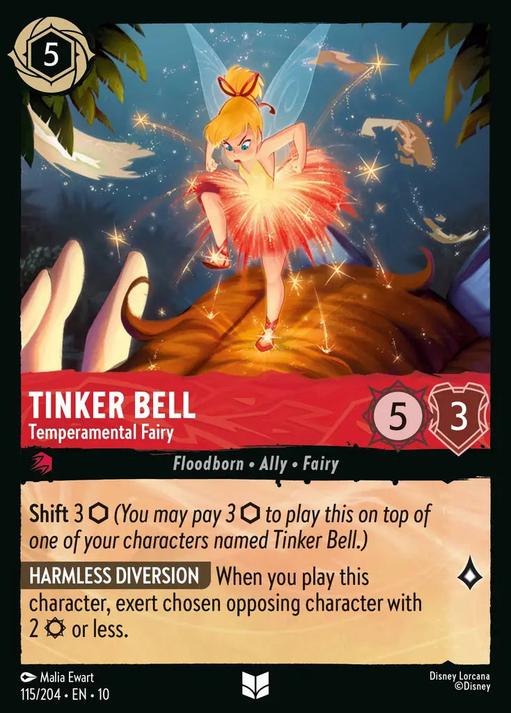 Tinker Bell - Temperamental Fairy 115/204 (Whispers In The Well)