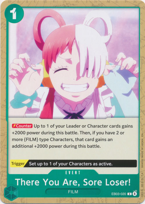 There You Are, Sore Loser! - EB03-020