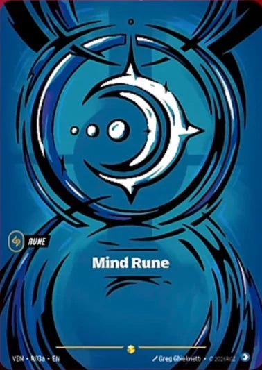 Mind Rune - VEN-R03A - Showcase (Riftbound: Vendetta) - Foil