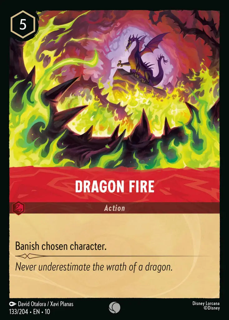 Dragon Fire 133/204 (Whispers In The Well)