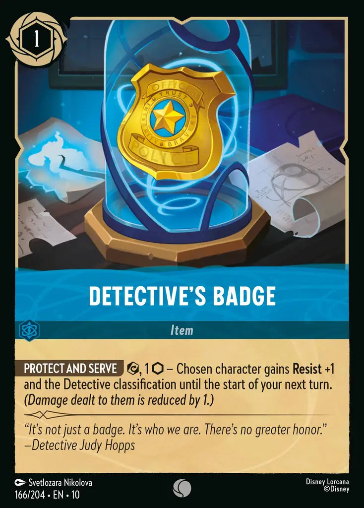 Detective's Badge 166/204 (Whispers In The Well)