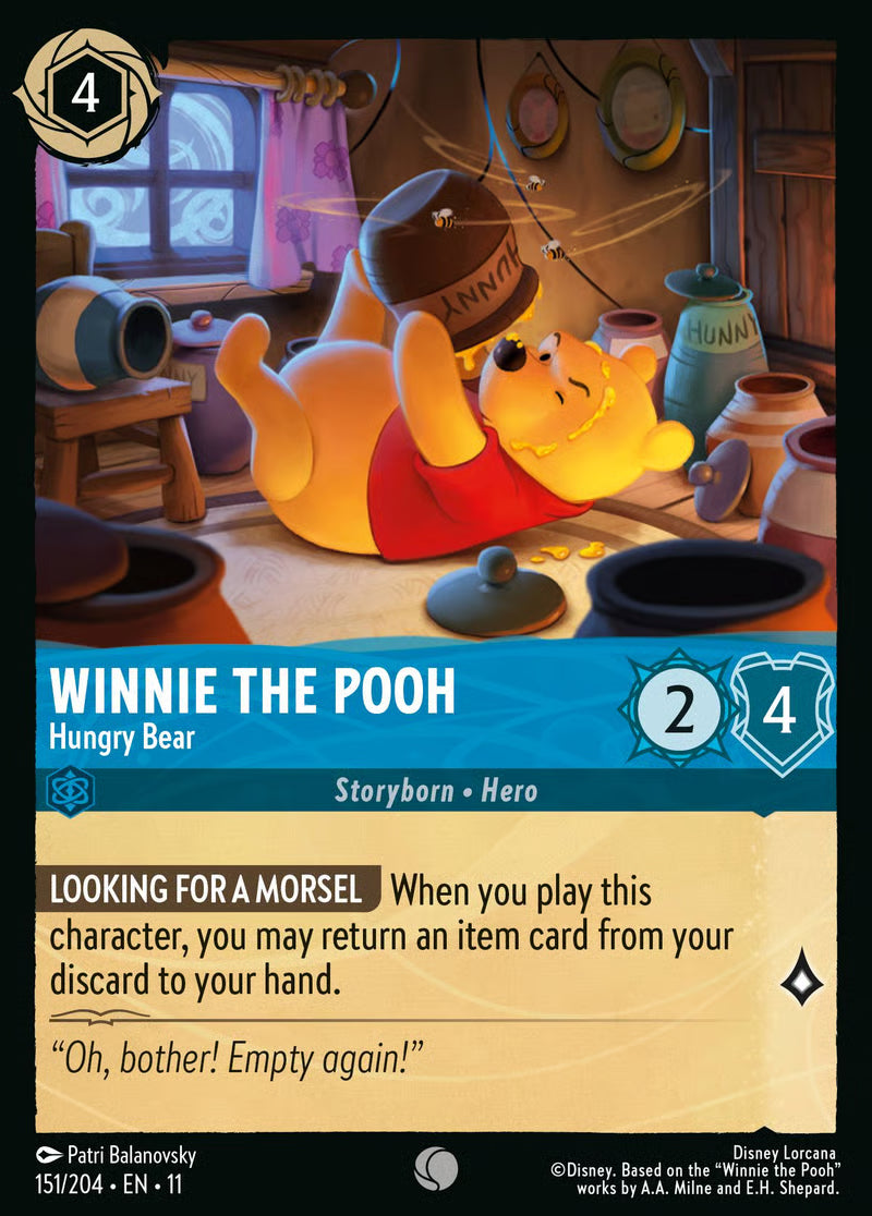 Winnie the Pooh - Hungry Bear - Winterspell 151/204
