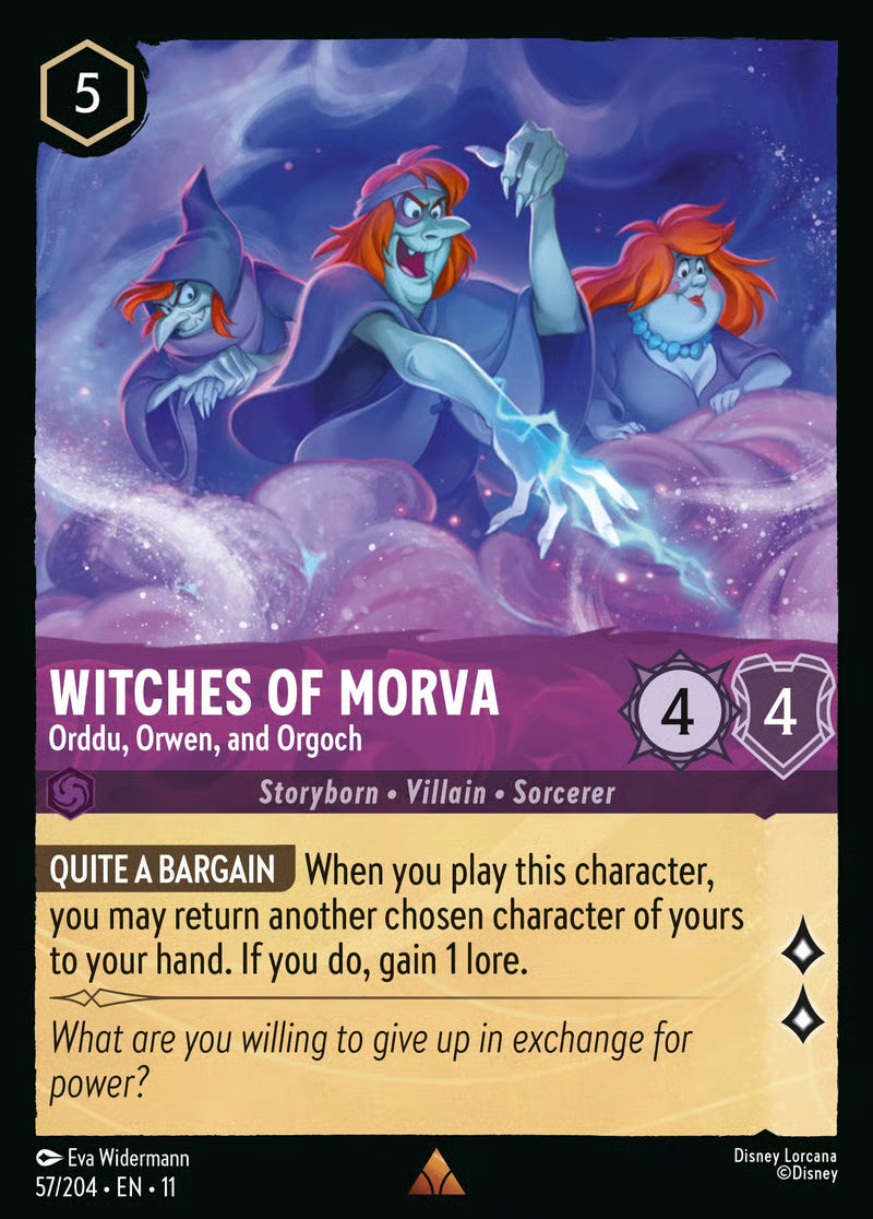 Witches of Morva - Orddu, Orwen, and Orgoch - Winterspell 57/204