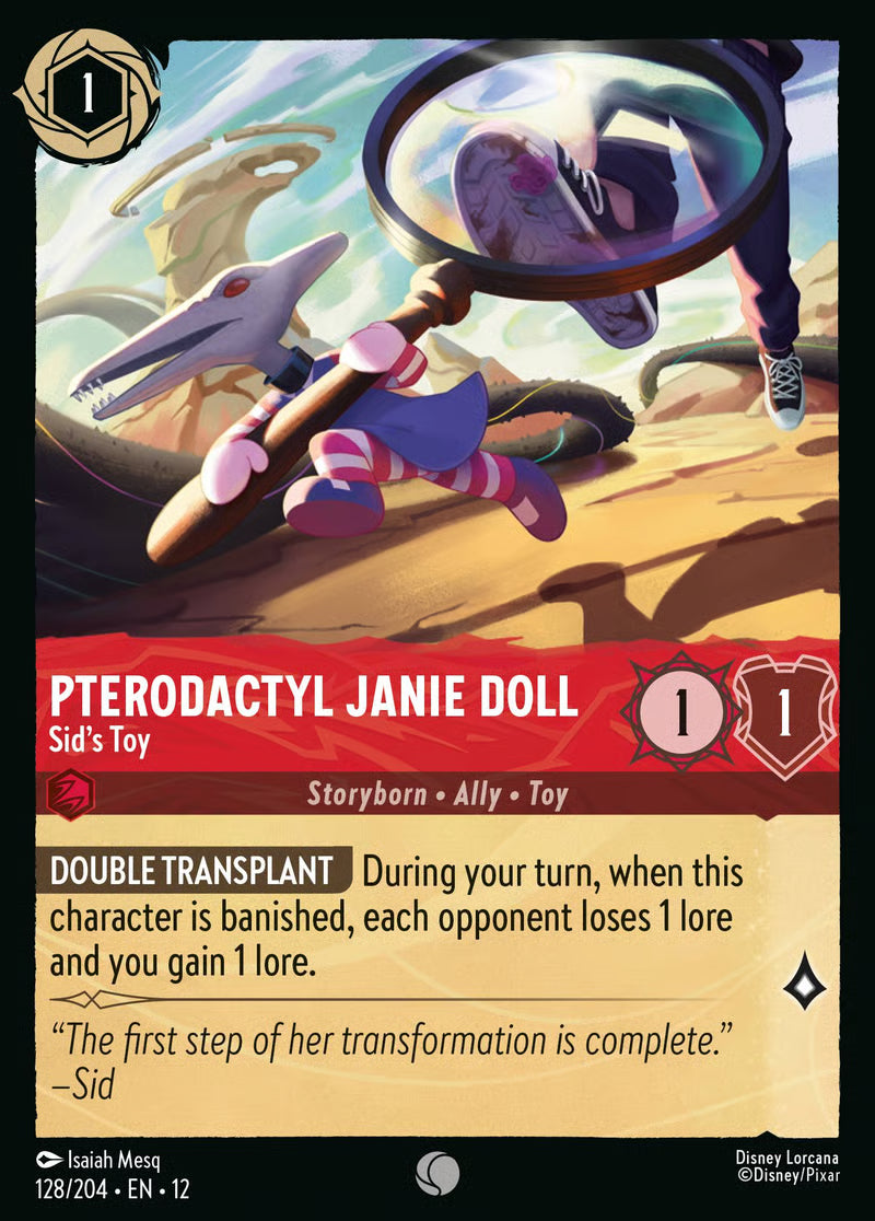 Pterodactyl Janie Doll - Sid's Toy - Wilds Unknown 128/204