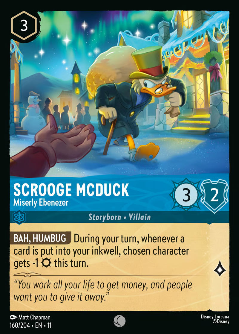 Scrooge McDuck - Miserly Ebenezer - Winterspell 160/204