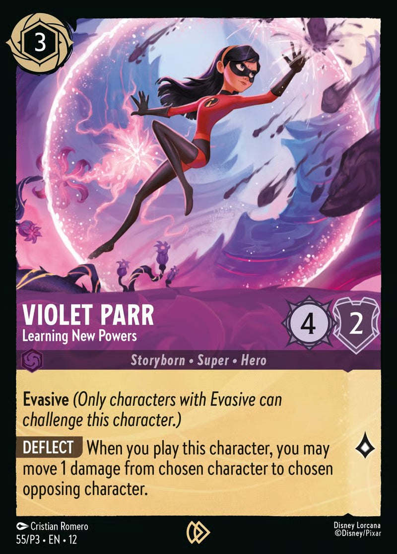 Violet Parr - Learning New Powers - Wilds Unknown 55/P3
