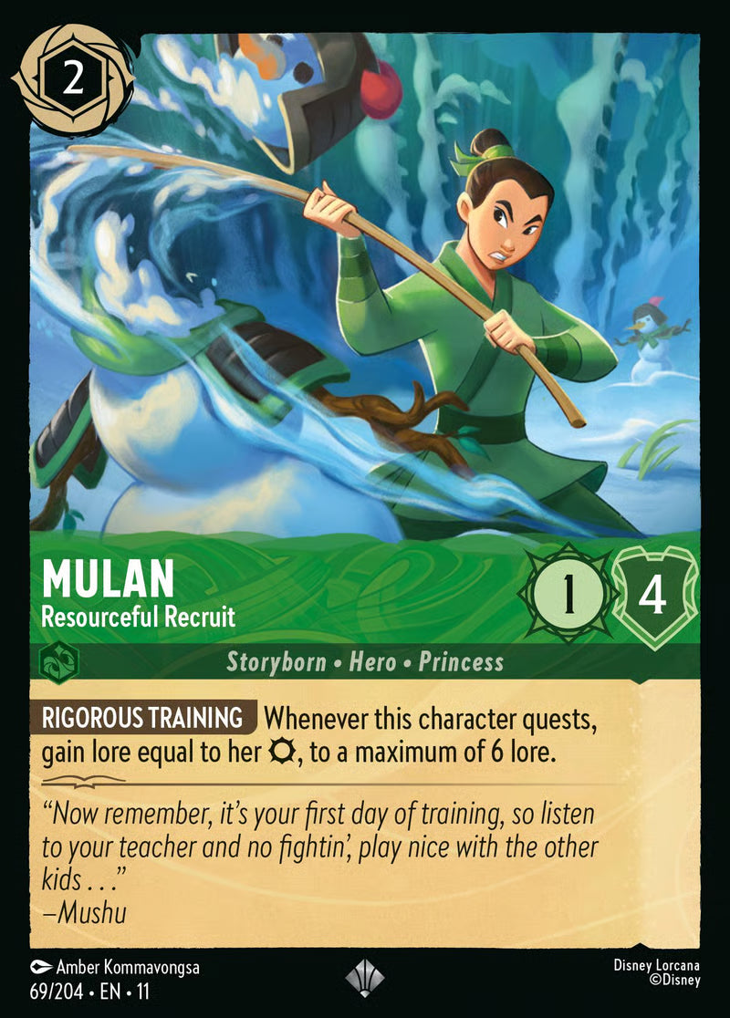 Mulan - Resourceful Recruit - Winterspell 69/204