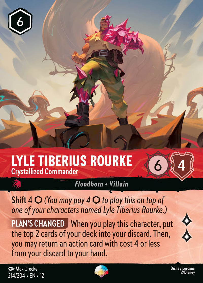 Lyle Tiberius Rourke - Crystallized Commander - Wilds Unknown 214