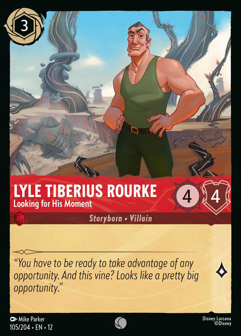 Lyle Tiberius Rourke - Looking for His Moment - Wilds Unknown 105/204