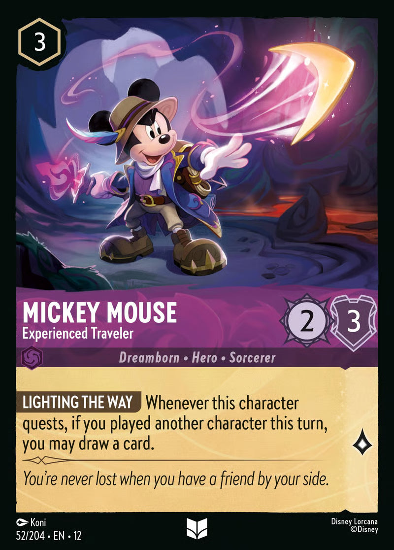 Mickey Mouse - Experienced Traveler - Wilds Unknown 52/204