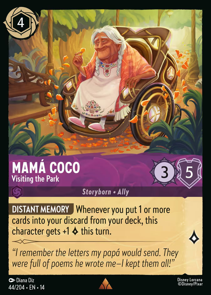 Mamá Coco - Visiting the Park - 44/204 - Rare (Hyperia City)