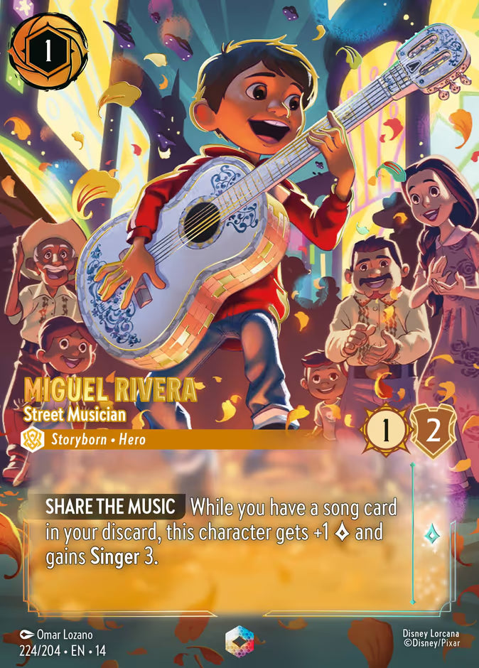 Miguel Rivera - Street Musician - 224 - Enchanted Foil (Hyperia City)