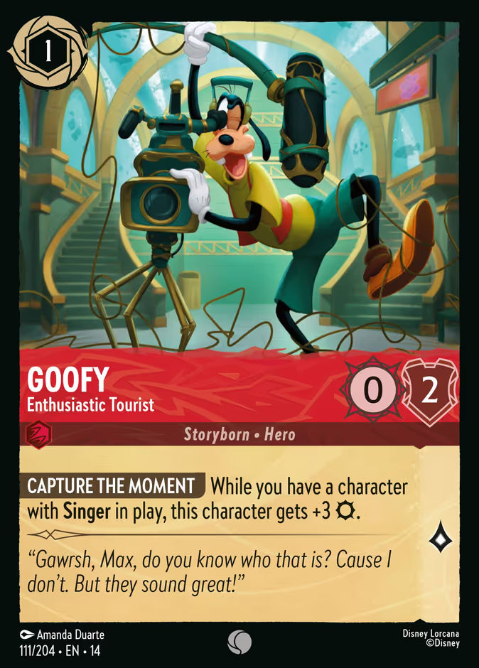 Goofy - Enthusiastic Tourist - 111/204 - Common (Hyperia City)