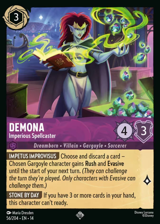 Demona - Imperious Spellcaster - 56/204 - Super Rare (Hyperia City)