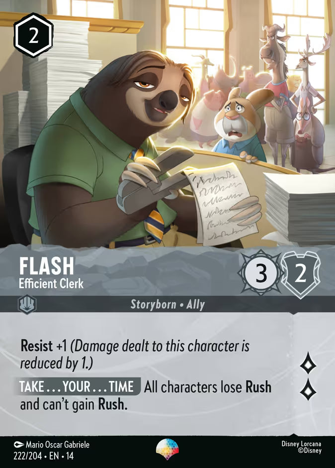 Flash - Efficient Clerk - 222 - Epic Foil (Hyperia City)