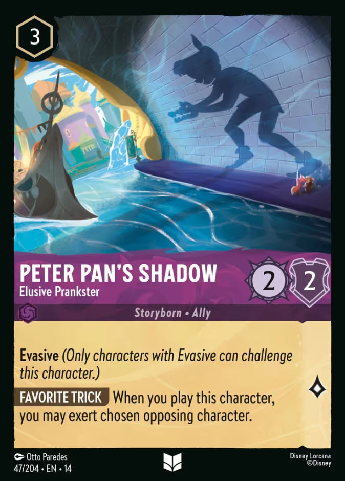 Peter Pan's Shadow - Elusive Prankster - 47/204 - Uncommon (Hyperia City)