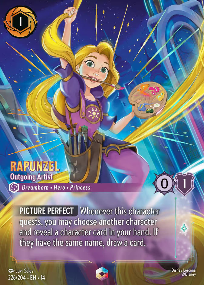 Rapunzel - Outgoing Artist - 226 - Enchanted Foil (Hyperia City)