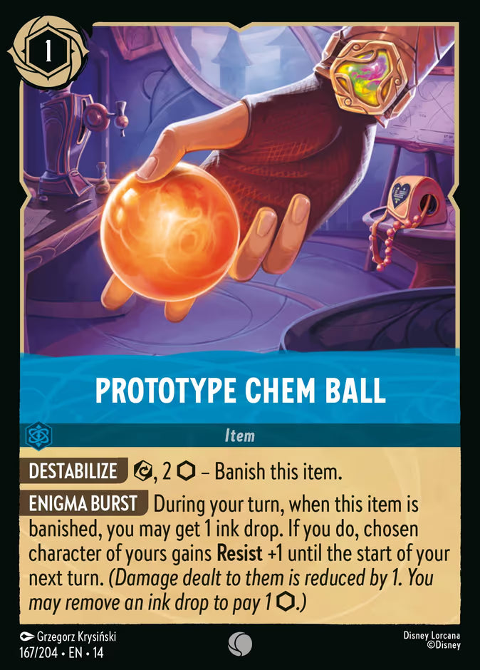 Prototype Chem Ball - 167/204 - Common (Hyperia City)