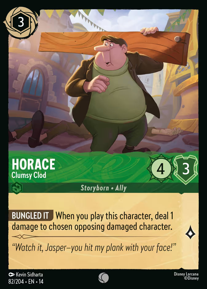 Horace - Clumsy Clod - 82/204 - Common (Hyperia City)