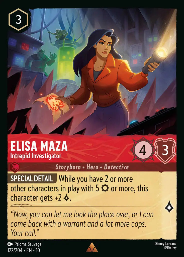 Elisa Maza - Intrepid Investigator 122/204 (Whispers In The Well)