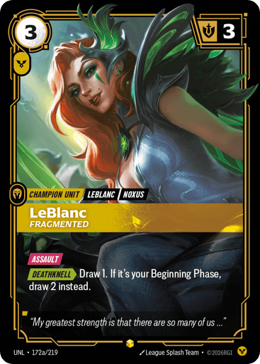 LeBlanc - Fragmented - UNL-172A Alternate Art