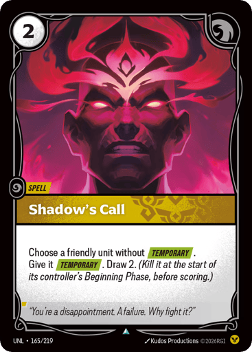 Shadow's Call - UNL-165